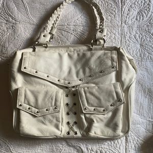 White purse